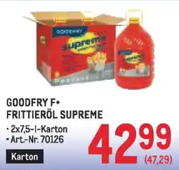 Metro Frittieröl supreme Angebot