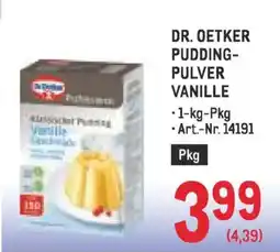 Metro Pudding- pulver vanille Angebot