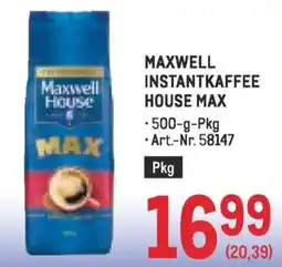 Metro Instantkaffee house max Angebot