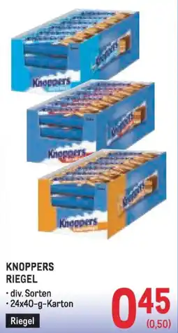 Metro Riegel Angebot
