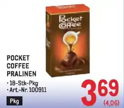 Metro Coffee pralinen Angebot