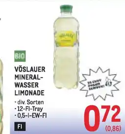 Metro Vöslauer mineral- wasser limonade Angebot
