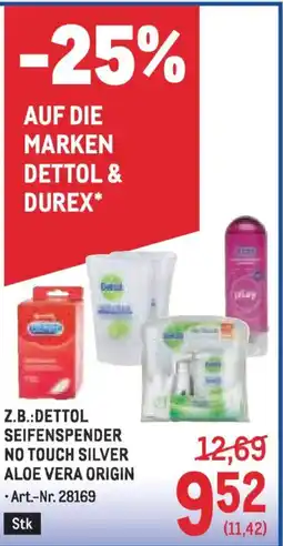 Metro Seifenspender no touch silver aloe vera origin Angebot