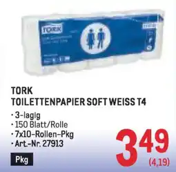Metro Toilettenpapier soft weiss t4 Angebot