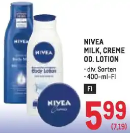 Metro Milk, creme od. lotion Angebot