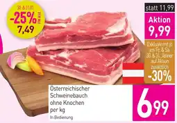 Sutterlüty Österreichischer Schweinebauch ohne Knochen Angebot