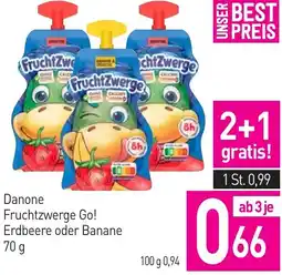 Sutterlüty Danone Fruchtzwerge Go! Erdbeere oder Banane Angebot