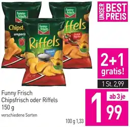 Sutterlüty Funny Frisch Chipsfrisch oder Riffels Angebot