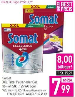 Sutterlüty Somat XXL Tabs, Pulver oder Gel Angebot