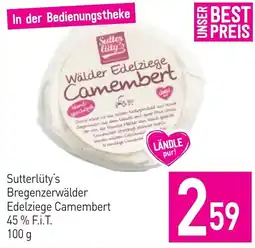Sutterlüty Sutterlüty's BrBregenzerwälder Edelziege Camembert Angebot