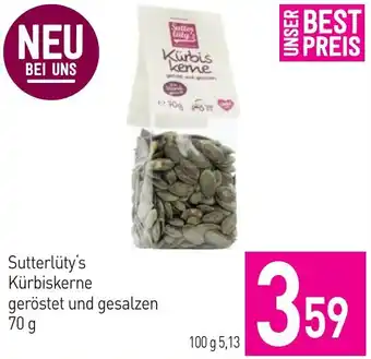 Sutterlüty Sutterlüty's Kürbiskerne geröstet und gesalzen Angebot