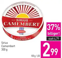 Sutterlüty Sirius Camembert Angebot
