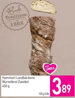 Sutterlüty Hammerl Landbäckerei Wurzelbrot Zwiebel Angebot