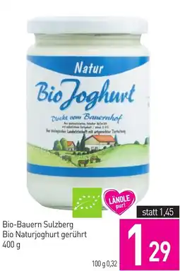 Sutterlüty Bio-Bauern Sulzberg Bio Naturjoghurt gerührt Angebot