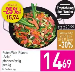 Sutterlüty Puten Wok-Pfanne ..Asia" pfannenfertig Angebot