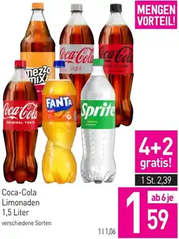 Sutterlüty Coca-Cola Limonaden Angebot