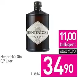 Sutterlüty Hendrick's Gin Angebot