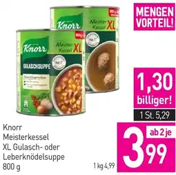 Sutterlüty Knorr Meisterkessel XL Gulasch- oder Leberknödelsuppe Angebot