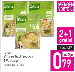 Sutterlüty Knorr Bitte zu Tisch Suppen Angebot