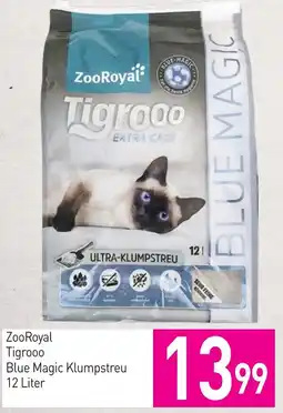 Sutterlüty ZooRoyal Tigrooo Blue Magic Klumpstreu Angebot