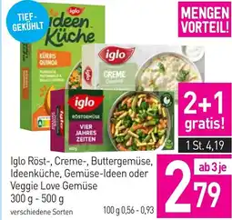 Sutterlüty Iglo Röst-, Creme-, Buttergemüse, Ideenküche, Gemüse-Ideen oder Veggie Love Gemüse Angebot