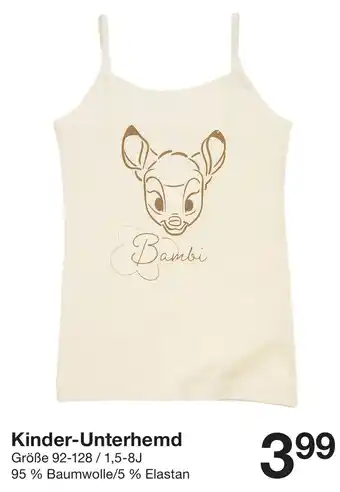 Zeeman Kinder-Unterhemd Angebot