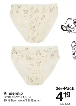 Zeeman Kinderslip Angebot