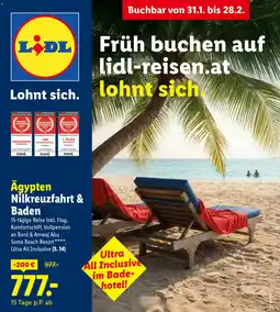 Lidl Reisen Ägypten Nilkreuzfahrt & Baden Angebot