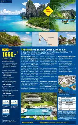 Lidl Reisen Thailand Krabi, Koh Lanta & Khao Lak Angebot