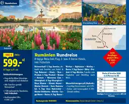 Lidl Reisen Rumänien Rundreise Angebot