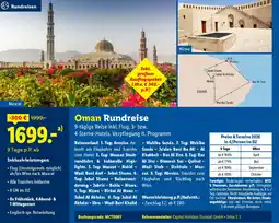 Lidl Reisen Oman Rundreise Angebot