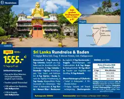 Lidl Reisen Sri Lanka Rundreise & Baden Angebot