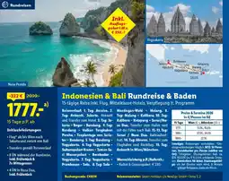 Lidl Reisen Indonesien & Bali Rundreise & Baden Angebot