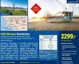 Lidl Reisen USA Westen Rundreise Angebot