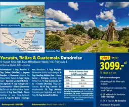 Lidl Reisen Yucatán, Belize & Guatemala Rundreise Angebot