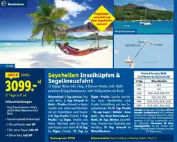Lidl Reisen Seychellen Inselhüpfen & Segelkreuzfahrt Angebot