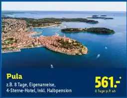 Lidl Reisen Pula Angebot