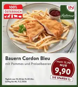 Interspar Bauern Cordon Bleu Angebot