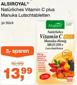 Prokopp Alsiroyal Natürliches Vitamin C plus Manuka Lutschtabletten Angebot