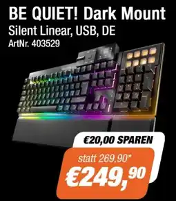 e-tec Dark Mount Silent Linear, USB, DE Angebot