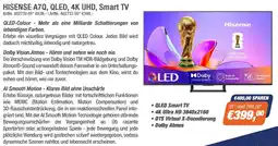 e-tec Hisense a7q, qled, 4k uhd, smart tv Angebot