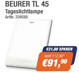 e-tec BEURER TL 45 Tageslichtlampe Angebot