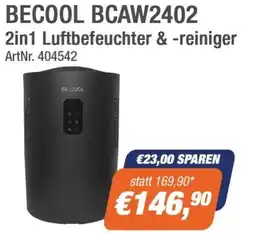 e-tec BECOOL BCAW2402 2in1 Luftbefeuchter & -reiniger Angebot