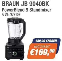 e-tec BRAUN JB 9040BK PowerBlend 9 Standmixer Angebot