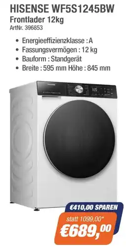 e-tec HISENSE WF5S1245BW Frontlader Angebot