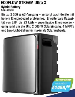 e-tec ECOFLOW STREAM Ultra X Hybrid Battery Angebot
