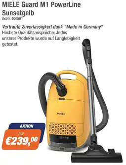 e-tec MIELE Guard M1 PowerLine Sunsetgelb Angebot