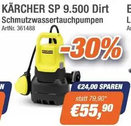 e-tec KÄRCHER SP 9.500 Dirt Schmutzwassertauchpumpen Angebot
