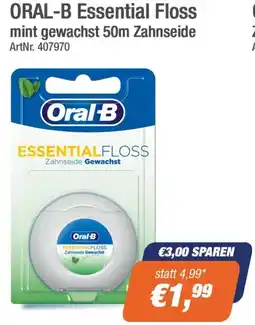 e-tec ORAL-B Essential Floss mint gewachst 50m Zahnseide Angebot