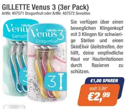e-tec Gillette venus 3 (3er pack) Angebot